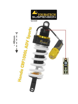 Amortyzator obniżający zawieszenie o 40 mm Explore HP/PDS Touratech do Honda CRF1000L Adventure Sports (18-22)