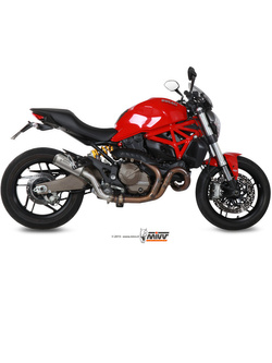 Tłumik motocyklowy Slip-On Line (MK3) MIVV do Ducati Monster 821 (14-17) / 1200 / S (14-16) srebrny
