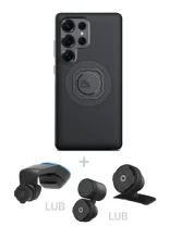 Zestaw do samochodu: etui MAG na telefon Samsung Galaxy S25 Ultra (magnetyczne) + mocowanie Quad Lock