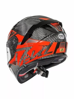 Kask integralny Premier Devil Carbon MN 2 czarno-czerwony