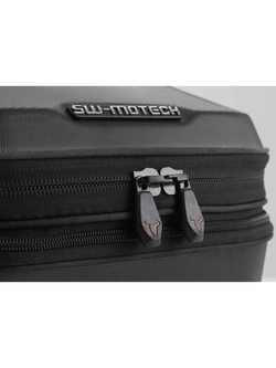 Zestaw: kufer centralny plastikowy Urban ABS + stelaż Adventure-rack SW-MOTECH Aprilia Tuareg 660 (21-) [pojemność 16-29 L ]