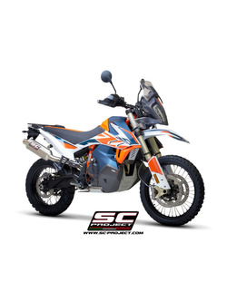 Tłumik SC-Project Rally Raid Titanium (Slip on) - KTM 790 Adventure [19-20]
