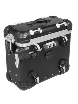 Kufer boczny z anodowanego aluminium czarny ZEGA Evo Touratech "And-B" (45L) lewy