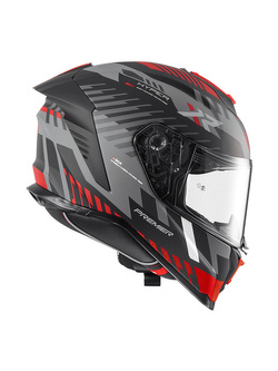 Kask integralny Premier Hyper XR92BM czarno-szaro-czerwony matowy