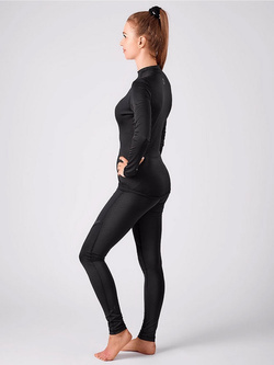 Koszulka termoaktywna damska z długim rękawem Redline Venus 2.0 Outlast czarna