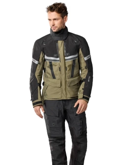 Kurtka motocyklowa tekstylna REV'IT! Dominator 3 GTX czarno-zielona