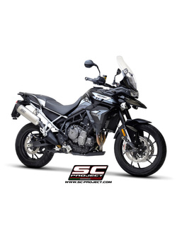 Tłumik SC-Project, Oval, Titanium / Carbon (Slip-On) - Triumph Tiger 900 [20-22]