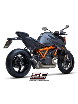 Tłumik SC-Project CR-T Carbon / Titanium [z siatką na wylocie] (Slip on) - KTM 1290 Super Duke R [21]
