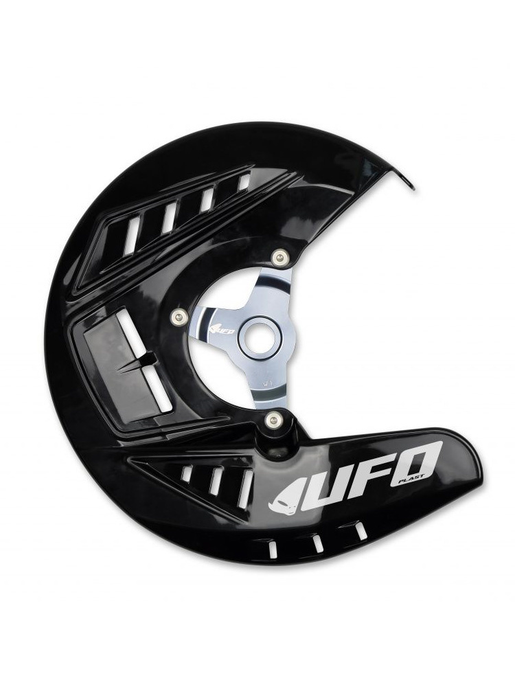 Osłona tarczy hamulcowej przedniej UFO do KTM SX 125/150/250, EXC 125/200/250/300, SX-F/EXC-F 250/350/450 (15-) czarna