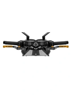 Zestaw regulowanych dźwigni Puig 4.0 Evo z zawiasem 90 stopni [przedłużane] Yamaha MT-03 321 (16-), YZF-R3 (15-18)