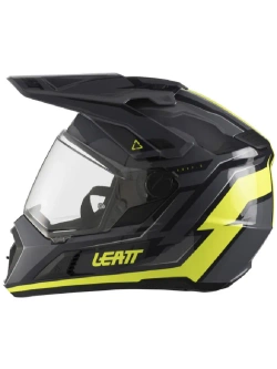 Kask enduro Leatt Moto 7.5 V25 czarno-żółty z goglami czarno-żółtymi