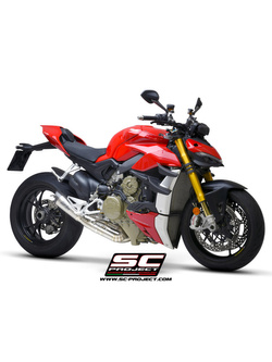Tłumik SC Project S1 Titanium + Carbon - Ducati Streetfighter V4 [21-22]