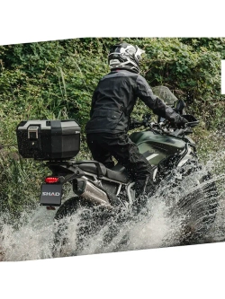 Kufer centralny Shad Terra TR46 czarno-szary [z aluminiową pokrywą]