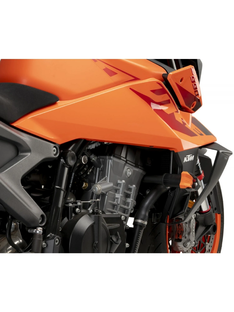 Boczne spoilery dociskowe Puig KTM Duke/ Duke R (24-) czarne matowe