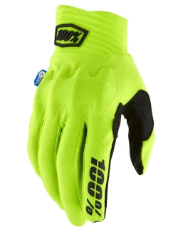 Rękawice cross 100% Cognito Smart Shock fluo