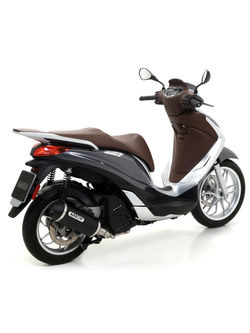 Tłumik Arrow Urban [Aluminium "Dark" + Nichrom "Dark"] - Piaggio Medley 125 / 150 [16-19]