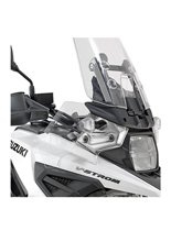 Deflektory motocyklowe boczne Kappa przezroczyste Suzuki V-Strom 1050/ SE/ XT (20-)/ DE (23-)