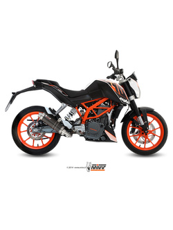 Pełny układ wydechowy (GP) MIVV do KTM Duke 390 (13-16) carbon