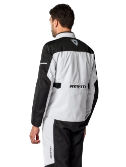 Kurtka motocyklowa tekstylna REV’IT! Convergent H2O szaro-czarna