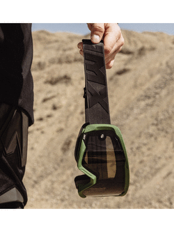 Gogle motocyklowe iMX Endurance Flip czarno-zielone matowe
