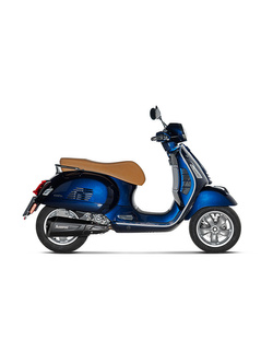 Tłumik motocyklowy Slip-On Line Akrapović Vespa GTS 300/ Sei Giorni 300 (21-24) [stal nierdzewna] czarny