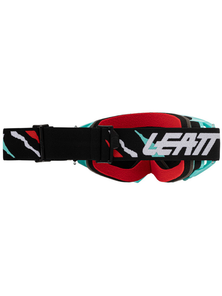 Gogle motocyklowe z lustrzaną niebieską szybą Leatt Vizion 3.5 Iriz niebieskie
