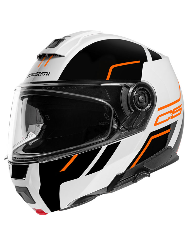Kask szczękowy Schuberth C5 Master pomarańczowy