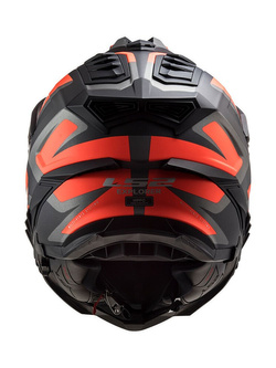 Kask integralny LS2 MX701 Explorer HPFC Alter czarno-pomarańczowy