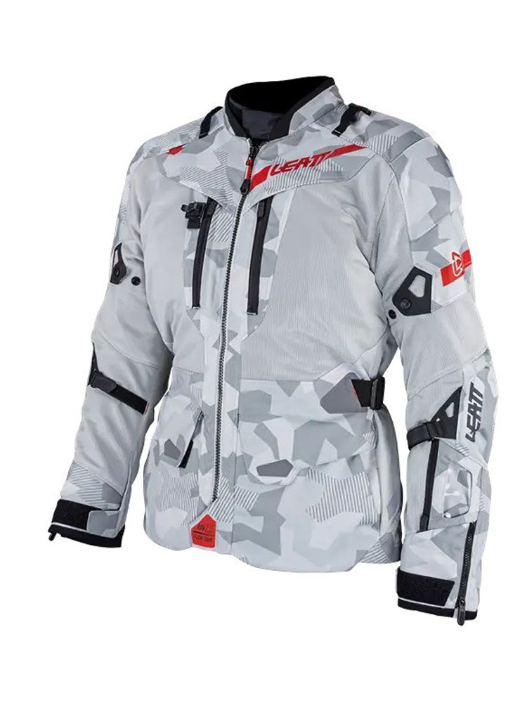 Kurtka motocyklowa tekstylna Leatt ADV FlowTour 7.5 szara