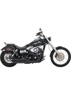Tłumiki Vance & Hines Twin Slash czarny do Harley Davidson FXDF (08-17), FXDWG (10-17)