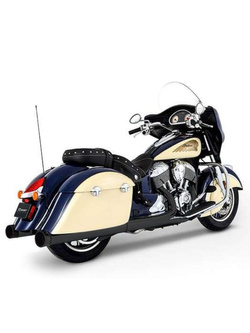 Tłumiki motocyklowe Rinehart Racing 4" do wybranych modeli Indian czarne [14-20]