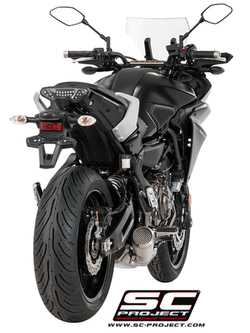 Pełny układ wydechowy 2-1, SC-Project Conic 70's Stainless steel - Yamaha Tracer 700 [16-20]