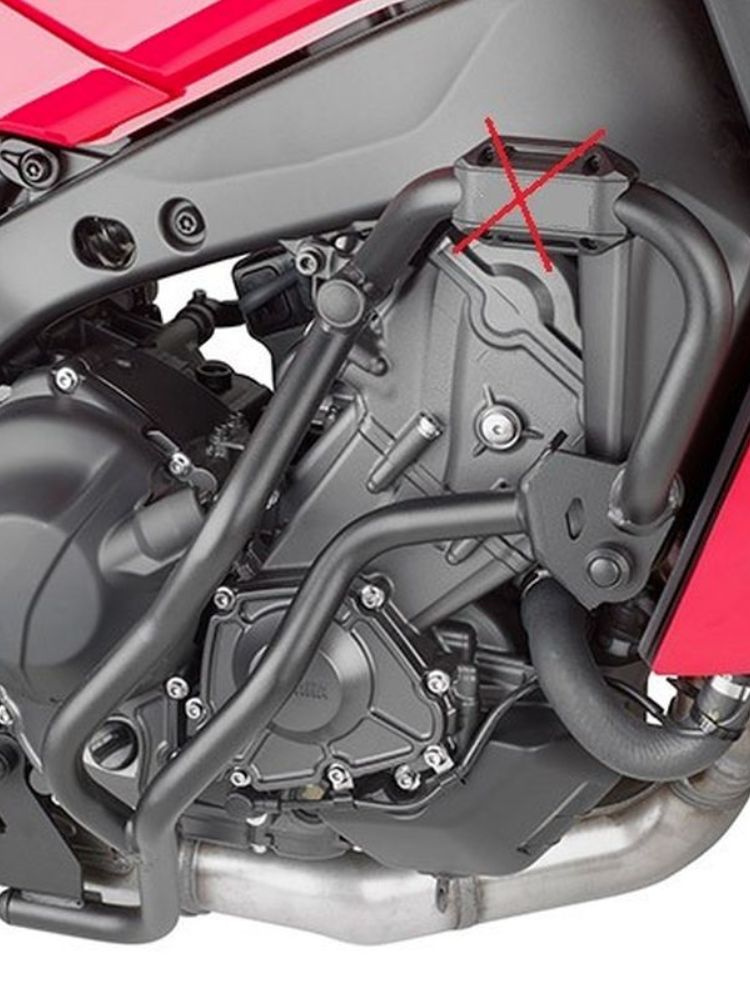 Gmole silnika Kappa Yamaha Tracer 9/ GT (21-24)/ GT+ (23-24) czarne