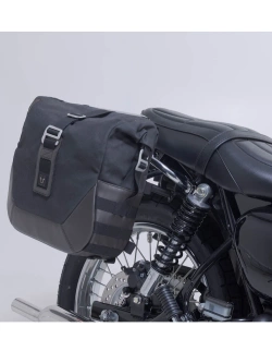 Zestaw sakw bocznych Legend Gear LC2 ze stelażami SW-Motech Kawasaki W 230 (24-)/ Meguro S1 (25-) czarno-brązowe [poj.: 2 x 13,5 L]
