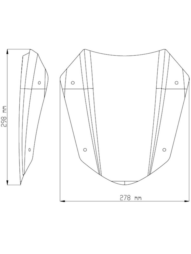 Owiewka PUIG Sport do Ducati X-Diavel/S (16-18) mocno przyciemniana