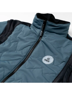 Kurtka przeciwdeszczowa damska Knox Modra czarno-niebieska