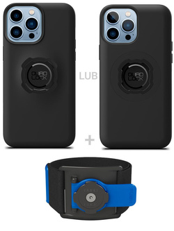 Zestaw do biegania: etui na telefon iPhone 13 Pro Max + opaska sportowa Quad Lock