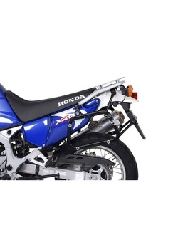 Zestaw: kufry boczne TRAX ADV + stelaże EVO SW-MOTECH 37/45 L do motocykla Honda XRV750 Africa Twin (92-03)  [pojemność 37 i 45 L] srebrne