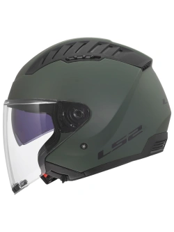 Kask otwarty LS2 OF600 Copter II ciemnozielony