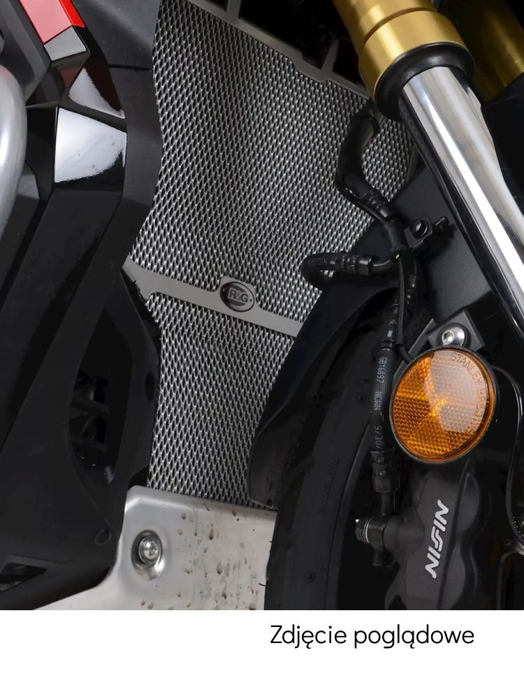 Osłona chłodnicy R&G aluminiowa do Hondy X-ADV 750 (21-) czerwona