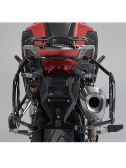 Zestaw: kufry boczne DUSC M/L + stelaże PRO SW-MOTECH do motocykla BMW F 750 GS / 850 GS (17-),F 850 GS Adventure (18-) [pojemność 41/33 l]