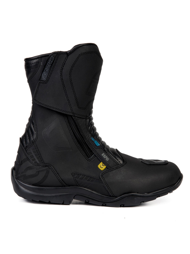 Buty motocyklowe skórzane Ozone Rapid czarne