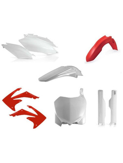 Pełny zestaw plastików Acerbis Honda CRF 250 R [11-13]/ 450 R [11-12] biało-czerwony