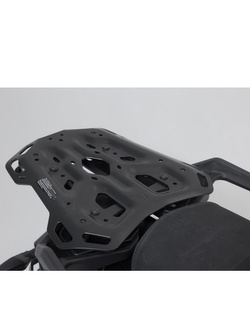 Zestaw: kufry boczne + kufer centralny TRAX ADV + stelaże SW-MOTECH do motocykla KTM 1290 Super Adventure R / S (21-) srebrne