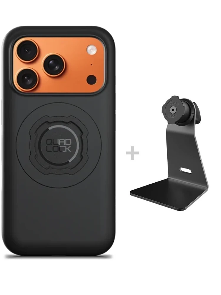 Zestaw na biurko: etui MAG na telefon iPhone 17 Pro (magnetyczne) oraz uchwyt Quad Lock