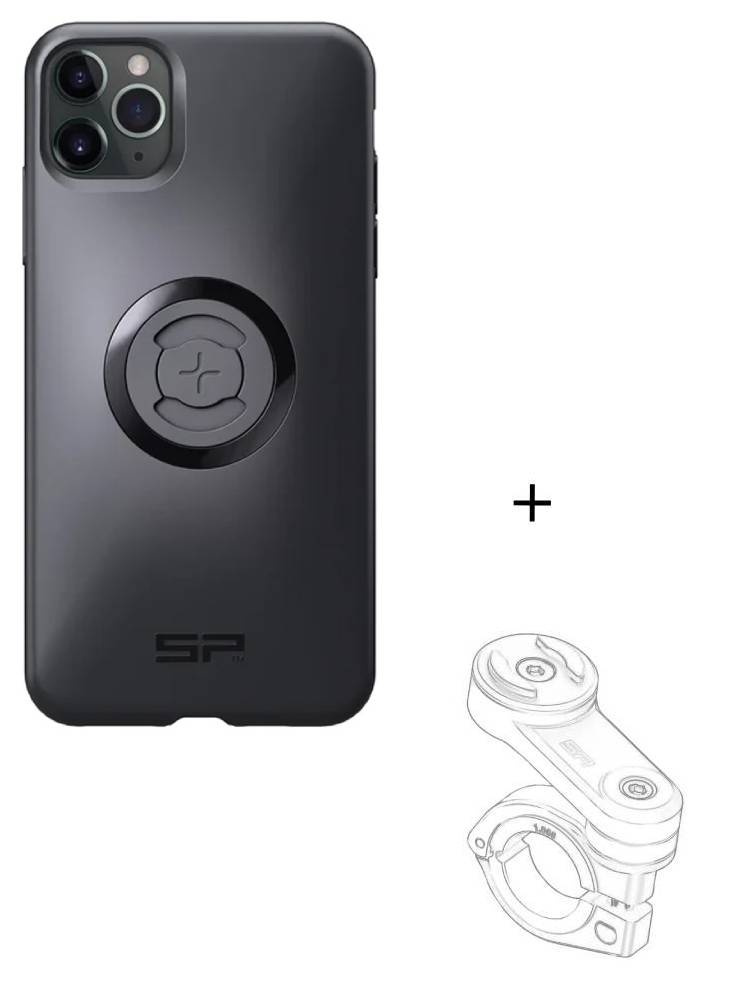 Zestaw na motocykl: etui SPC+ na telefon iPhone 12 Pro Max + mocowanie SP Connect