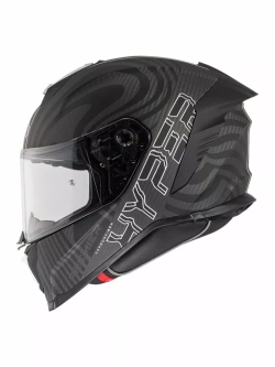 Kask integralny Premier Hyper Carbon PS 8 BM czarno-biały matowy