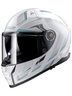 Kask integralny LS2 FF811 Vector II Alizer biało-srebrny