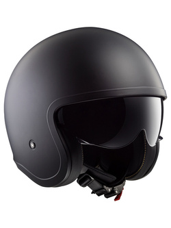 Kask otwarty LS2 OF599 Spitfire II Solid czarny matowy