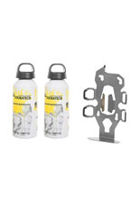 Uchwyt na aluminiowe bidony do kufrów Touratech Zega Pro 2 w komplecie z dwoma bidonami 0,6 l